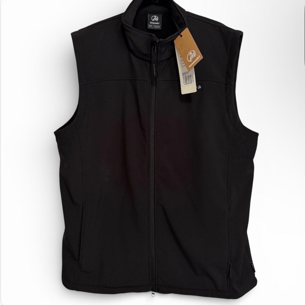 Swanndri Rimu Soft Shell Vest Black 3XL Men Snow Ski Gear Outdoors NWT
